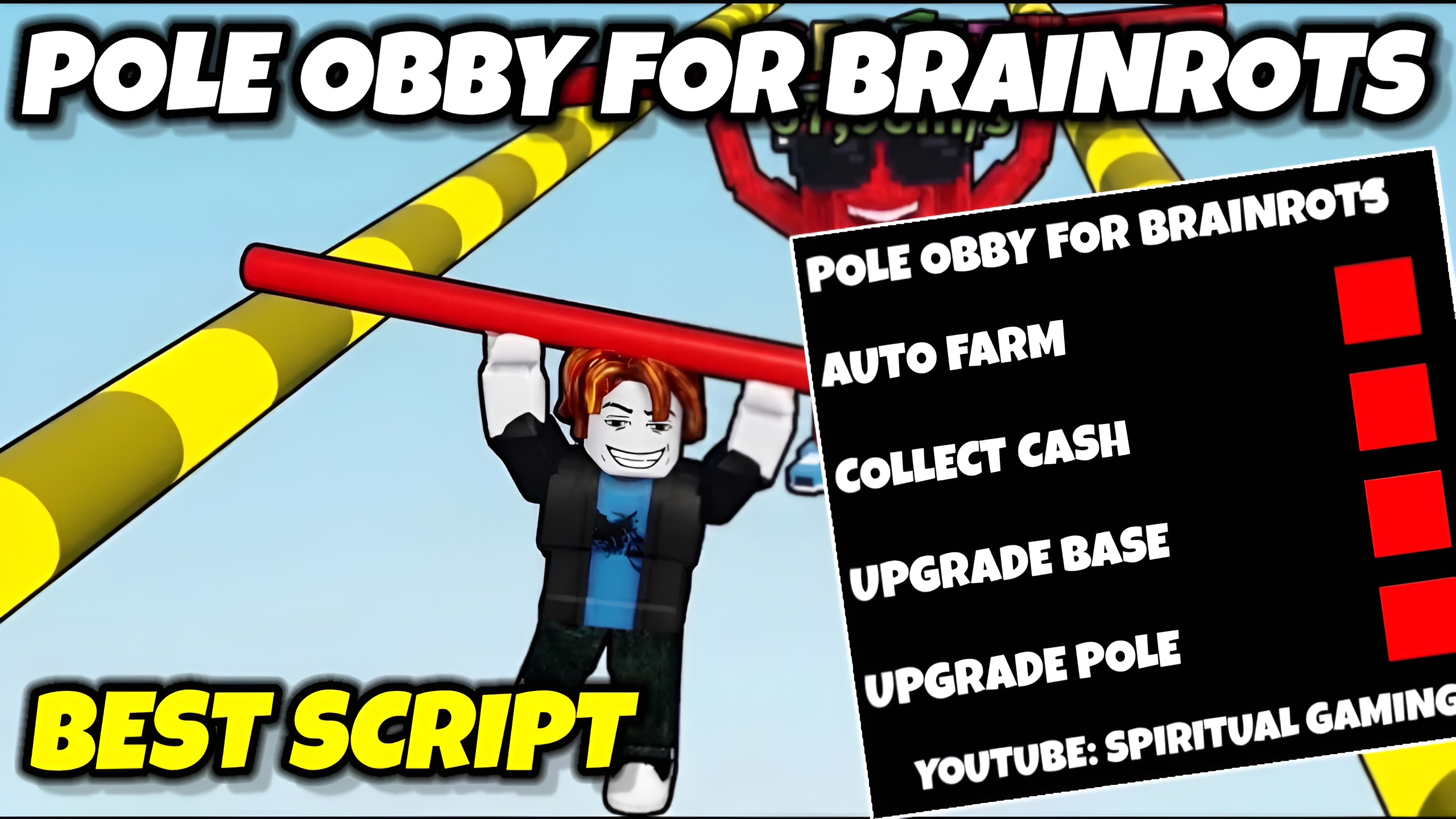 Pole Obby for brainrots Auto Farm Script
