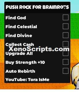 Push Rock for Brainrots Script keyless
