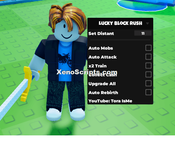 Lucky Block Rush Auto Mobs Script Keyless