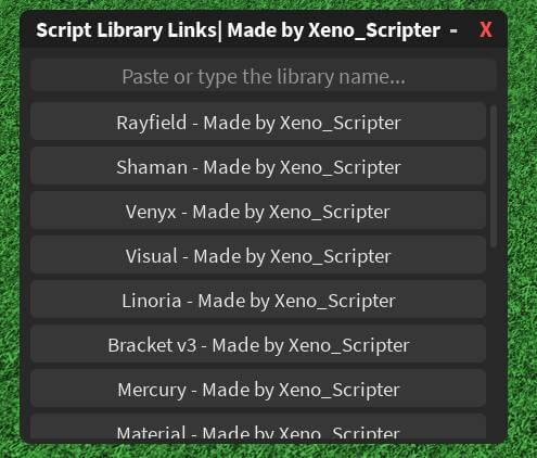 Every Roblox Script Library UI
