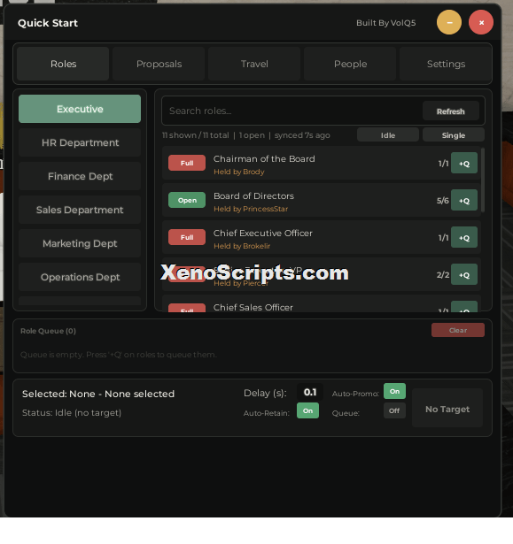 The Company Script Keyless