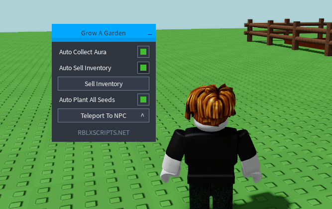Grow A Garden Script (KeyLess) - Auto Collect Aura & Auto Sell Inventory