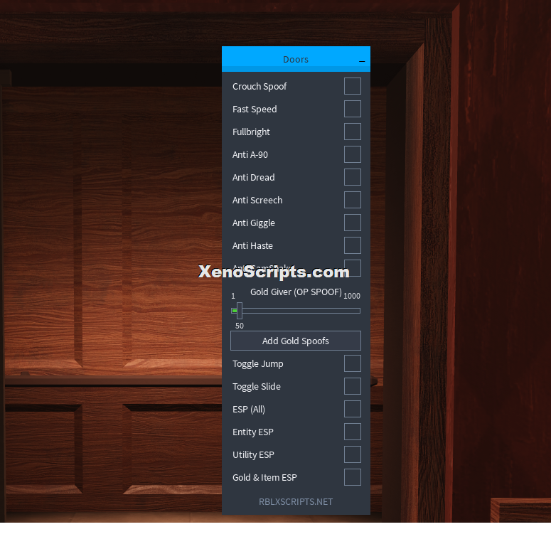 Doors Gold Giver (OP Spoof) script keyless