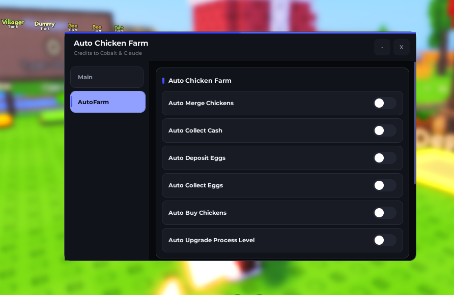 Auto Chicken Farm script (NO KEY) - AutoFarm, Auto Collect Cash