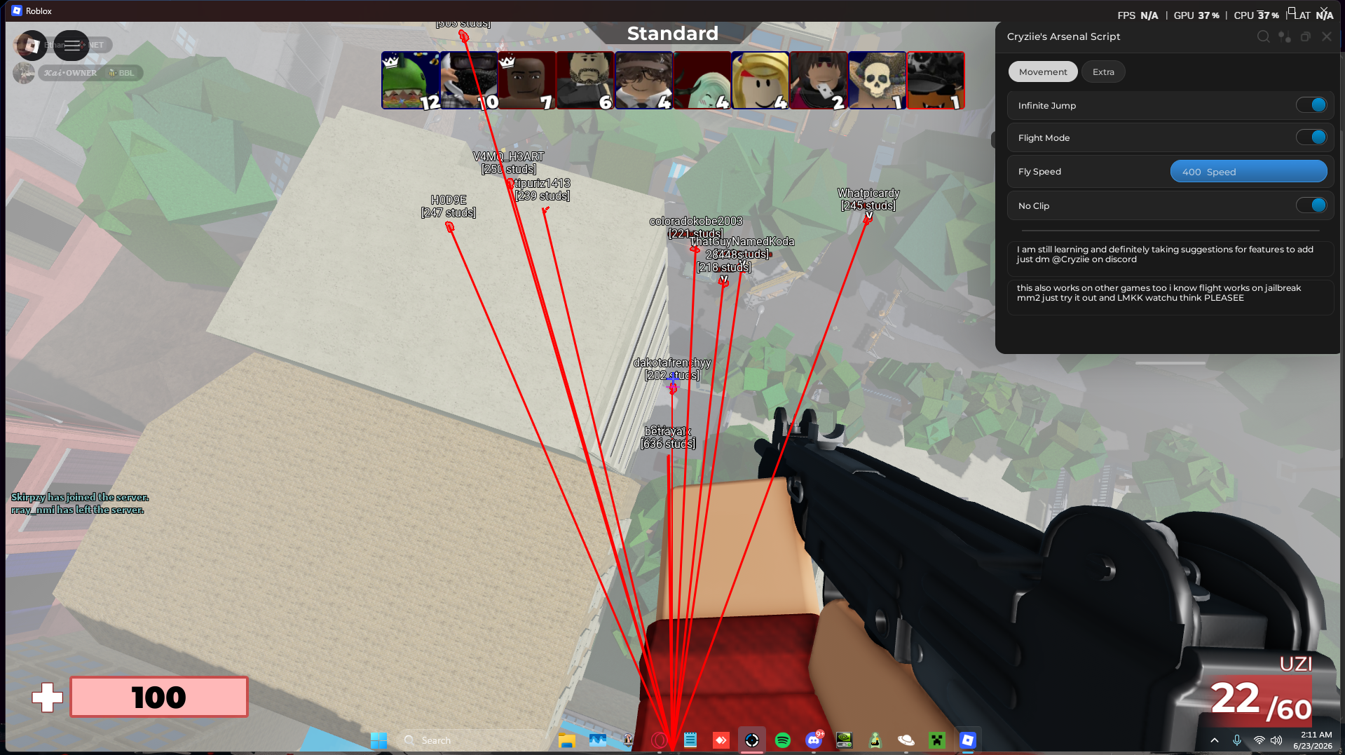 Cryziie's Arsenal Script Keyless