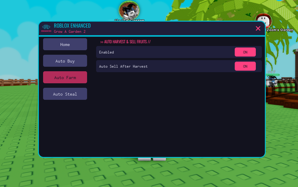 Grow a Garden 2 script (Keyless) - Auto Buy, Auto Farm & Auto Steal