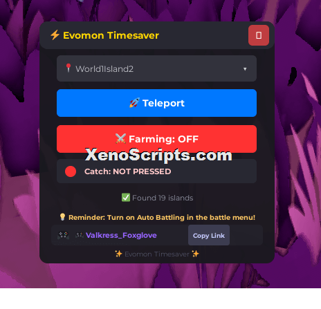 Evomon Timesave Script OP Keyless