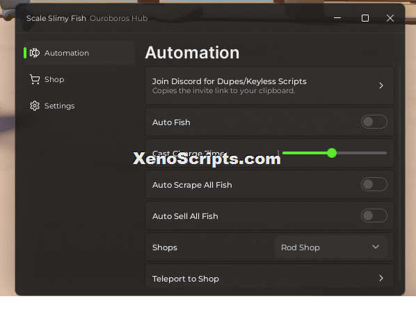 Auto Fish and Scrape all fish OP Keyless