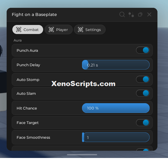Fight on a Baseplate script OP (No Keys)