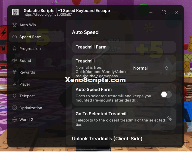 Auto Speed Farm Treadmill OP script keyless