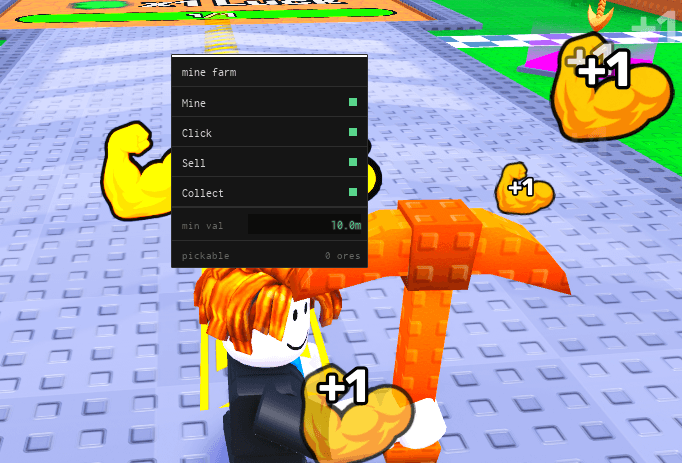 +1 Mine Per Click Script (No Key) - AUTO CLICK & AUTO COLLECT