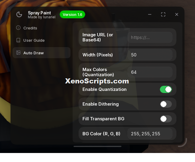 Spray Paint script keyless - Auto Draw