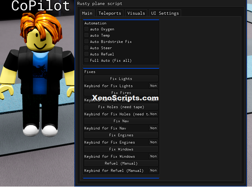 Rusty Plane automation script OP