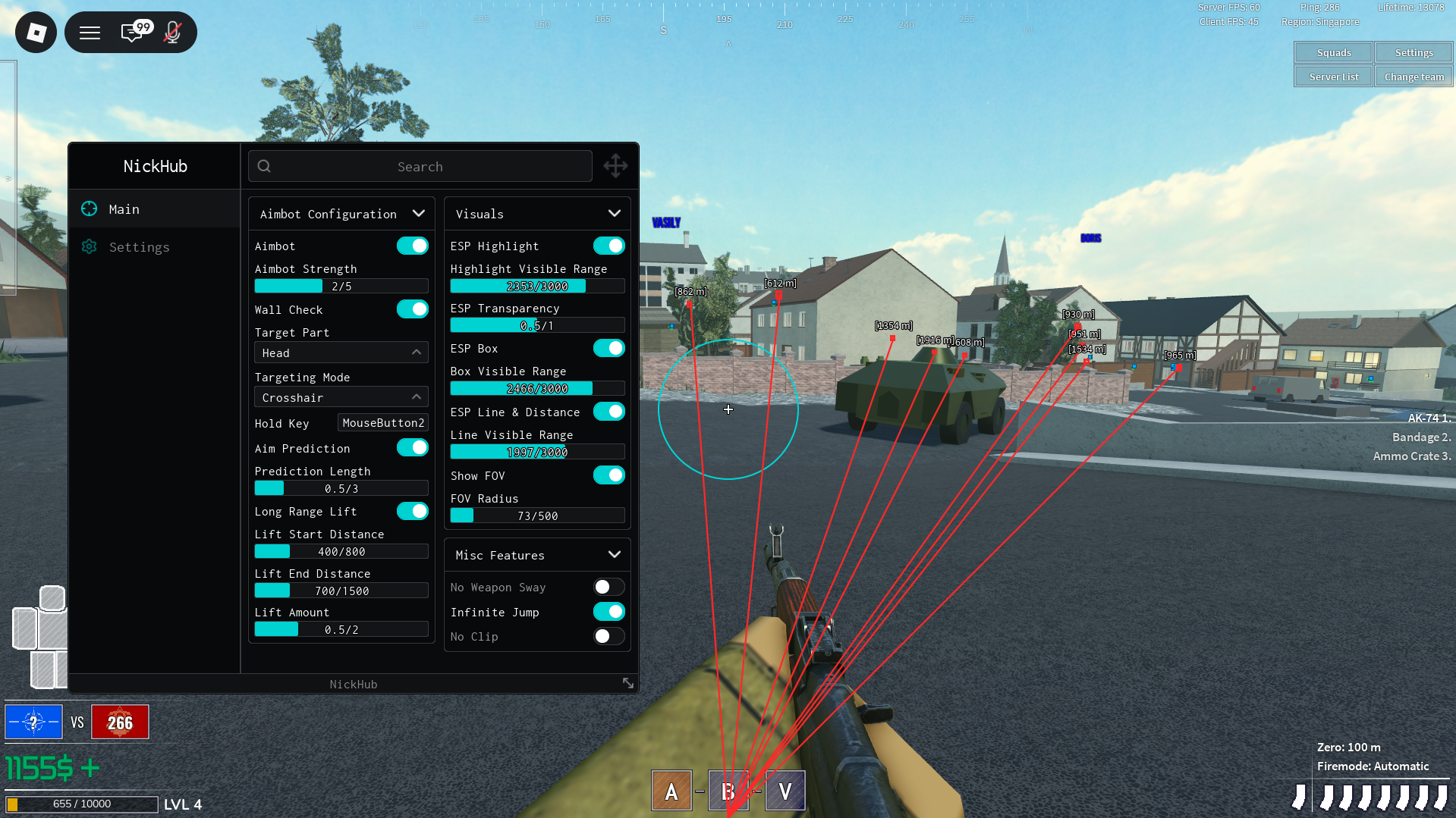 Cold War Aimbot Script by Nick Hub
