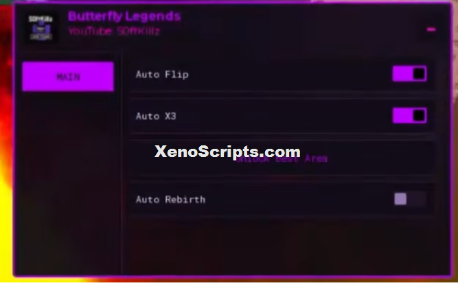 Butterly Legends script - Auto Flip