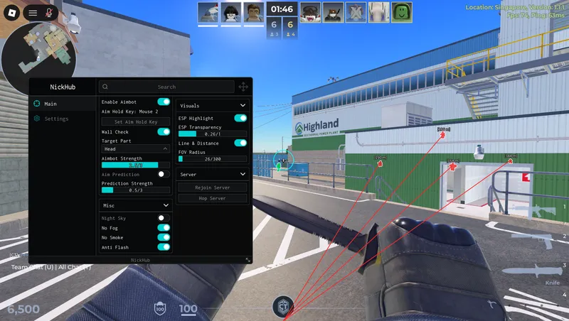 [UPDATE] ESP AIMBOT NO FLASH NO SMOKE SKIN CHANGER