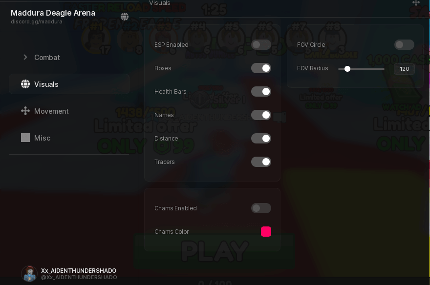 Deagle Arena Script - Aimbot