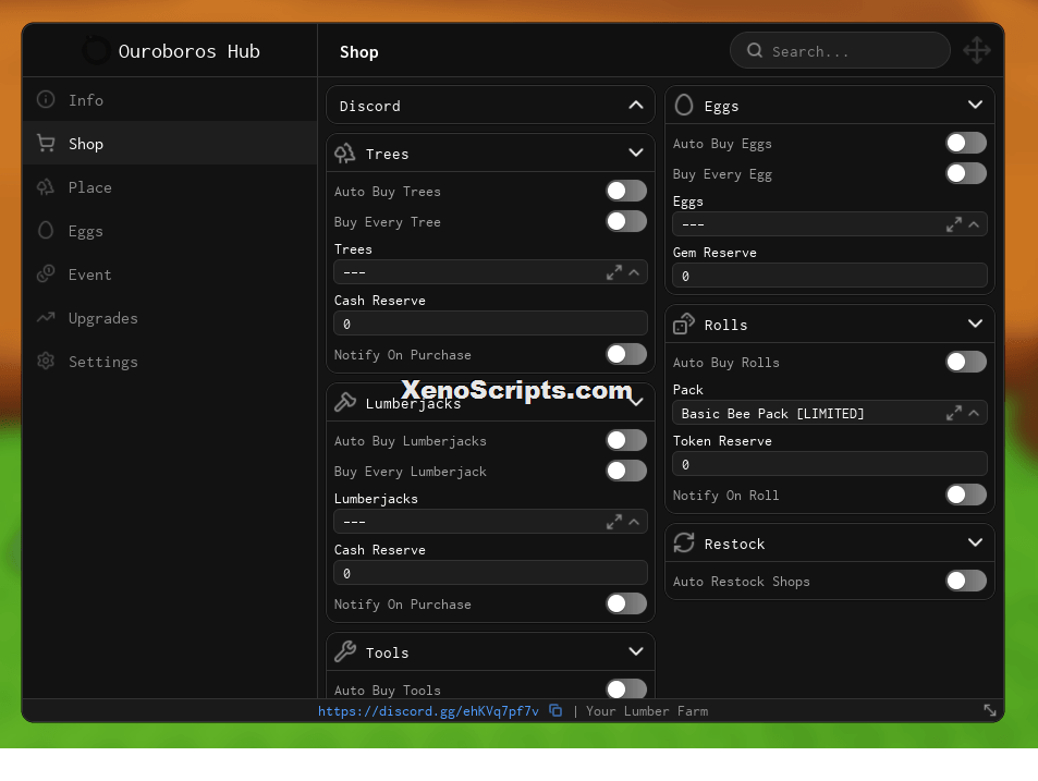 Your Lumber Farm script keyless