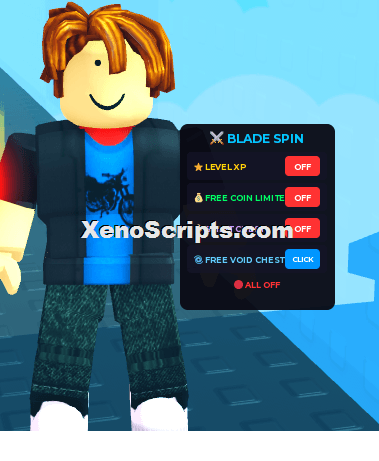 Blade Spin script keyless - Level XP