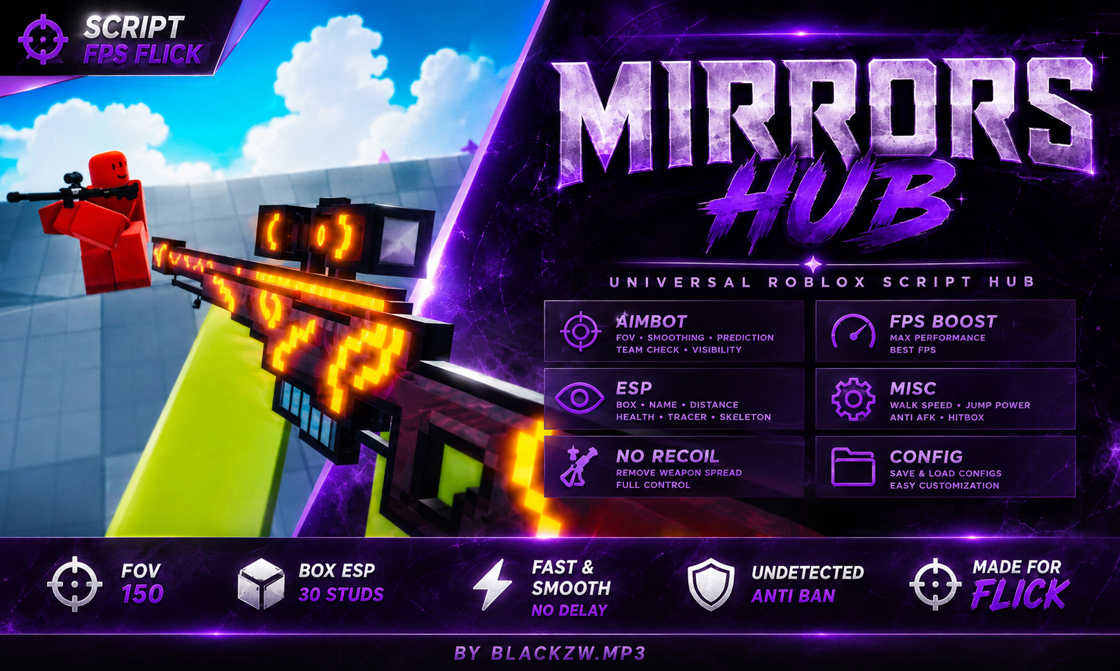 🎯 Mirrors Hub Flick script