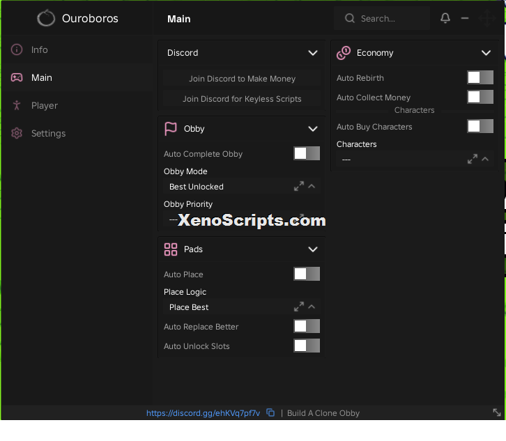 Build A Clone Obby script keyless | Auto complete obby