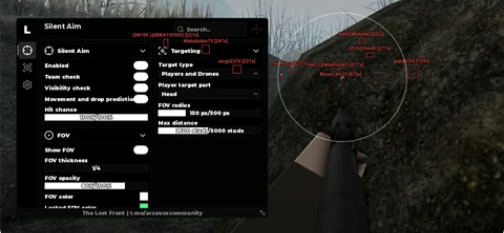 Keyless | Players and Drones ESP & Silent Aim