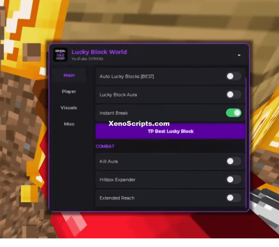 Lucky Block World script by Softkillz | Auto lucky blocks
