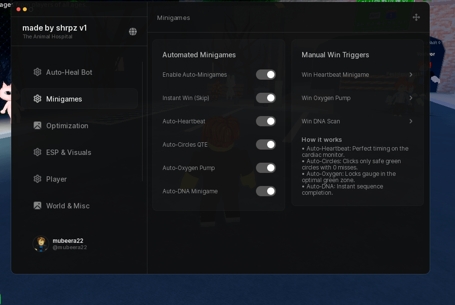 Animal Hospital script made by shrpz v1
