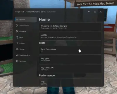 MM2 Forge Hub Keyless | KILL ALL, ESP, Autofarm, Auto Prestige