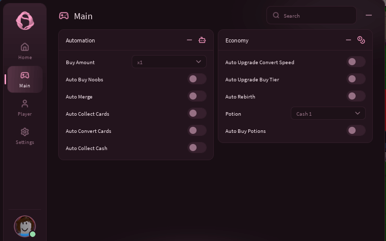 Merge Hackers script keyless | buy amount, auto buy noobs