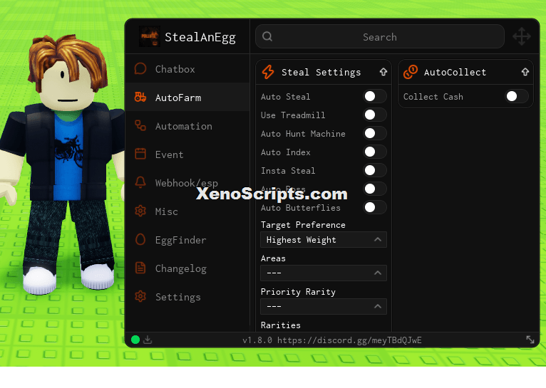 Polluted Hub Steal an Egg script keyless | Auto farm