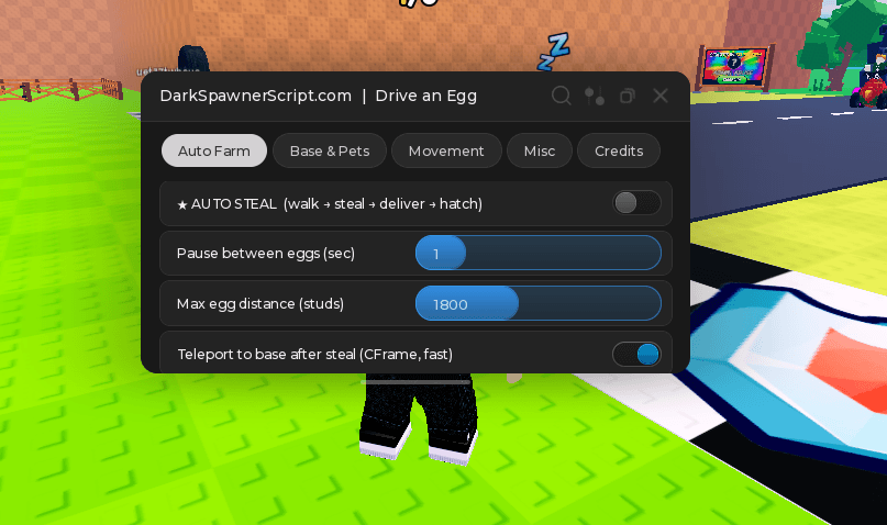 Drive an Egg Script | Dark Spawner, Auto Farm