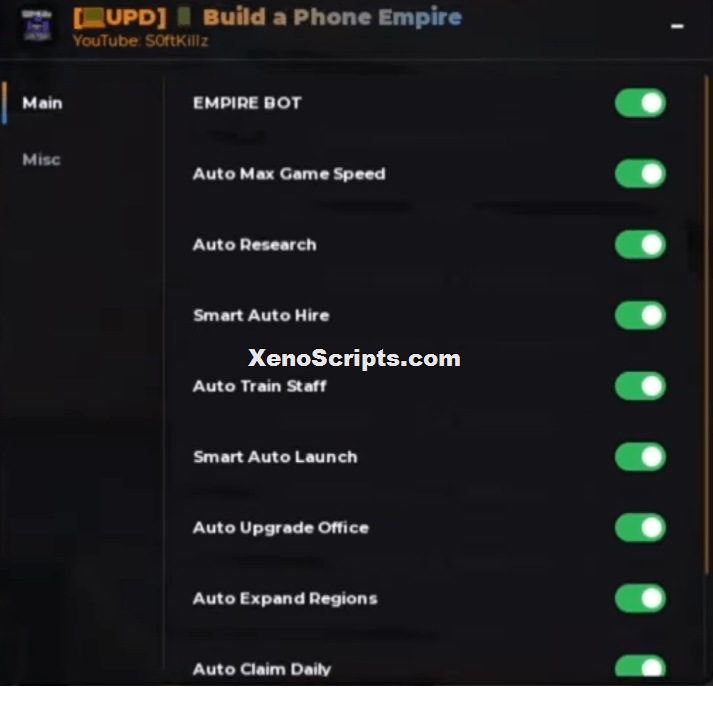 Build a Phone Empire script by Softkillz