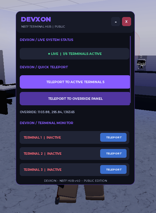 NBTF Terminal Hub v4.0