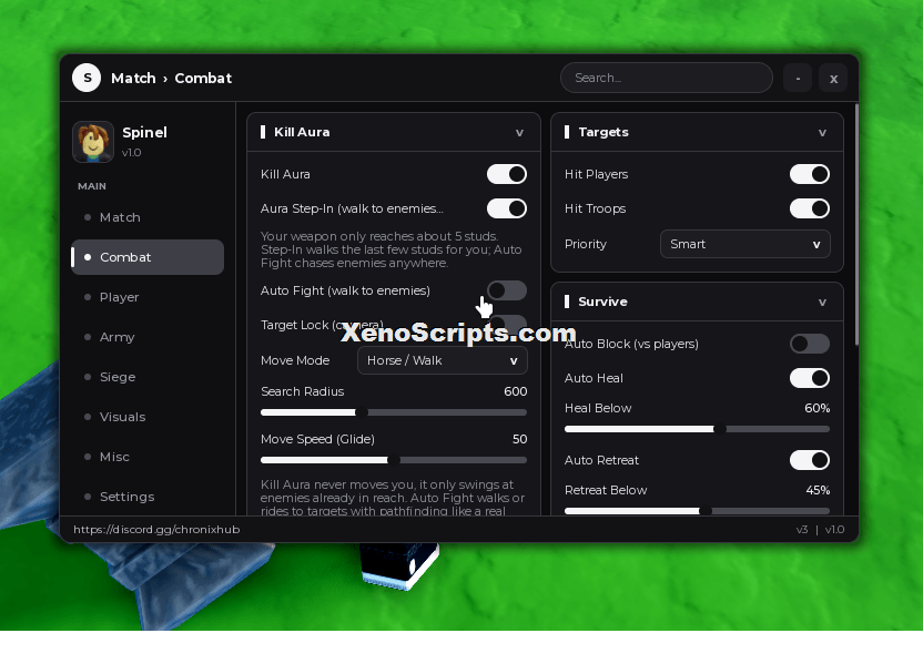 Chronix Hub Command an Army script (No Keys) | Auto farm