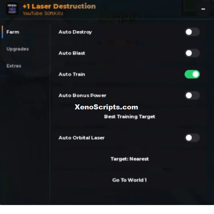 +1 Laser Destruction script | Auto destroy