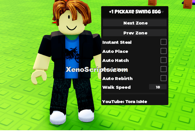 +1 Pickaxe Swing for Eggs script keyless