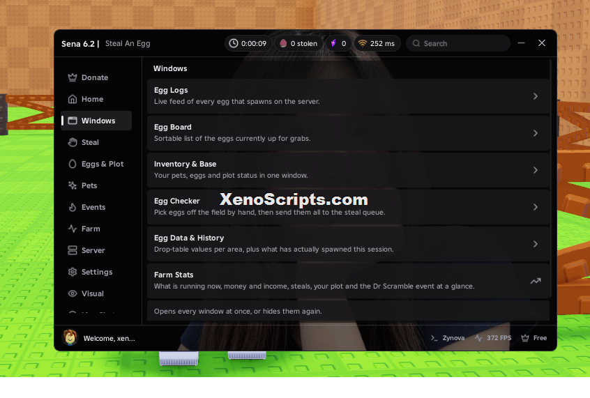 Steal an Egg script update by Sena v6.2 (No Key)