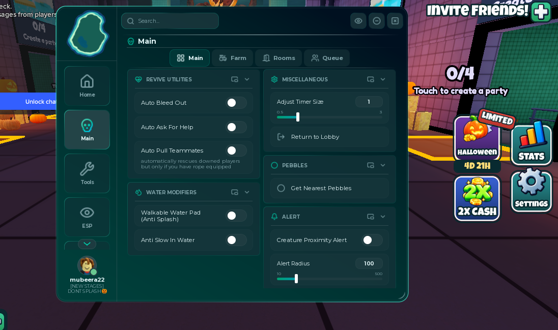 Nauru Hub DONT SPLASH Keyless Script | Auto Bleed out